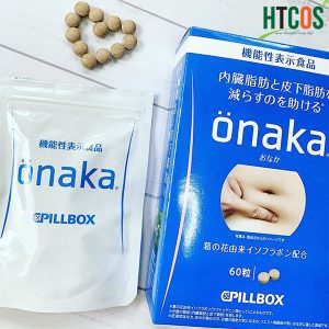 Thực phẩm chức năng Thuốc giảm mỡ bụng Onaka Pillbox Nhật Bản 60 viên