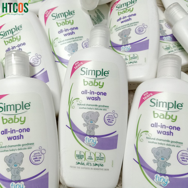 Sữa tắm Simple baby All-In-One-Wash, 300ml