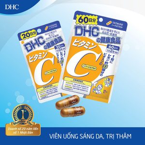 Viên Uống Hỗ Trợ Bổ Sung Vitamin C DHC Nhật Bản, 120 viên