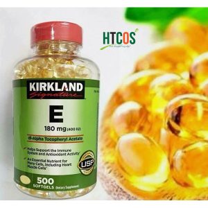 Vitamin E Thiên Nhiên 400 I.U Kirkland Signature 500 Viên Của Mỹ mua ở đâu đảm bảo chất lượng