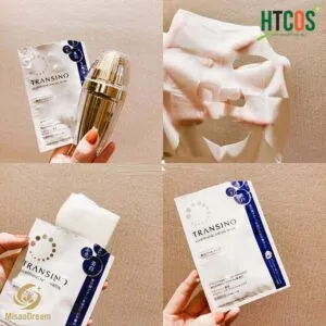 Mặt nạ trắng da Transino Whitening Facial Mask nội địa