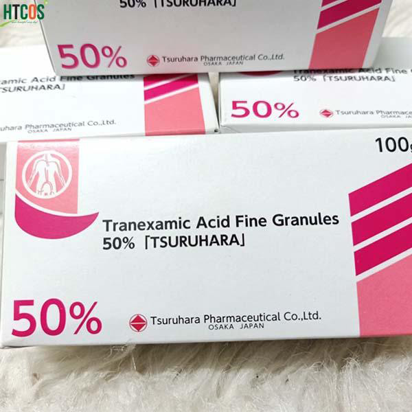 Bột trị nám trắng da Tranexamic Acid 50% Tsuruhara 100g - Chất lượng cao cấp, giúp hấp thu tốt và hiệu quả cao