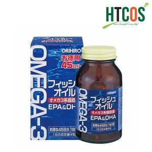 Thực phẩm chức năng Dầu cá Omega 3, EPA & DHA Orihiro Nhật Bản hộp 180 viên