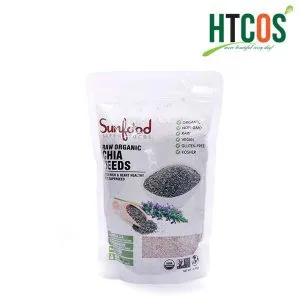 Hạt Chia Trắng Sunfood Super Foods Raw Organic Chia Seeds 454gr Mỹ