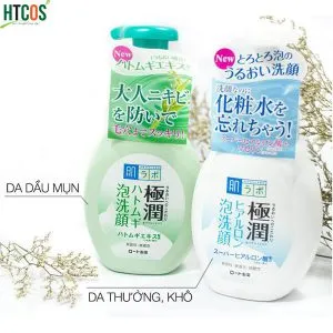 Sữa rửa mặt tạo bọt Hada Labo Gokujyun Foaming Cleanser chính hãng