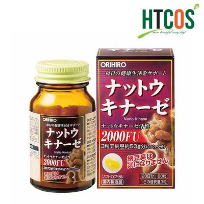 Thuốc chống đột quỵ nhật bản orihiro Nattokinase 2000FU