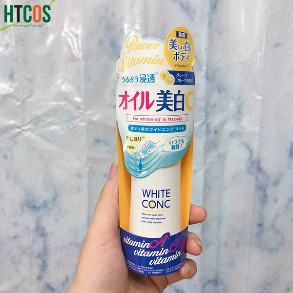 Dầu Dưỡng Trắng White Conc For Whitening & Massage Oil 100ml chất lượng ra sao