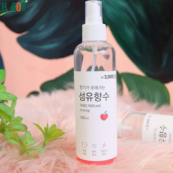 Xịt Thơm Quần Áo Fabric Perfume Hàn Quốc 250ml mùi đào thơm lâu không