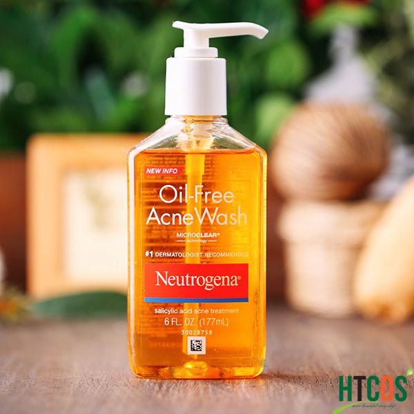 sữa rửa mặt trị mụn neutrogena oil free acne wash màu cam 177ml có tác dụng gì