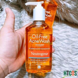 sữa rửa mặt trị mụn neutrogena oil free acne wash màu cam 177ml mua ở đâu