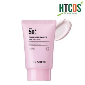 Kem Chống Nắng The SAEM Eco Earth Power Pink Sun Cream SPF50 Hàn Quốc