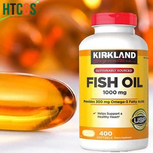 Viên uống Dầu cá Kirkland Signature Fish Oil 1000mg 400 Viên Mỹ mua ở đâu