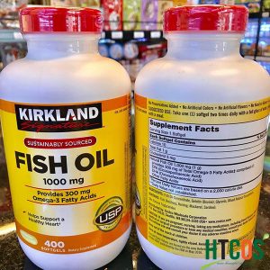 Viên uống Dầu cá Kirkland Signature Fish Oil 1000mg 400 Viên Mỹ sử dụng như thế nào