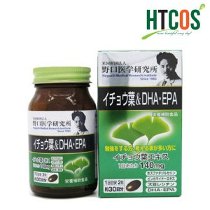 Viên Uống Bổ Não DHA EPA Ginkgo Noguchi 60 Viên Nhật Bản