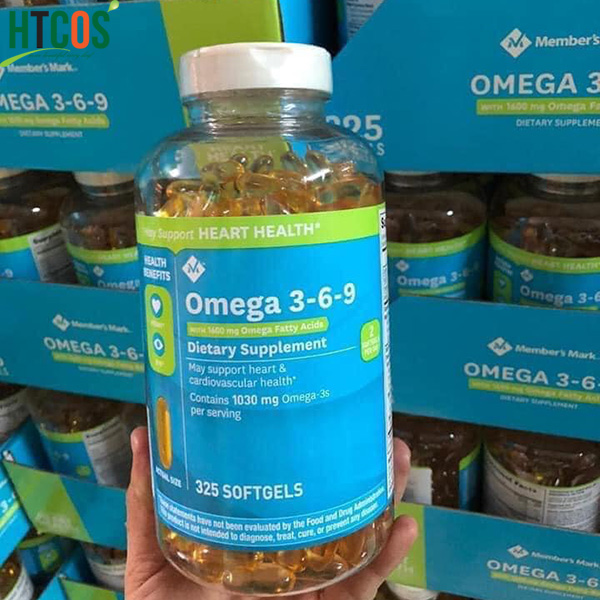 Viên Uống Dầu Cá Member’s Mark Omega 3-6-9 Dietary Supplement 325 Viên Mỹ bao nhiêu