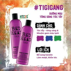 Bộ Gội Xả Tigi Bed Head Therapy For Blondes 750ml Mỹ tốt không