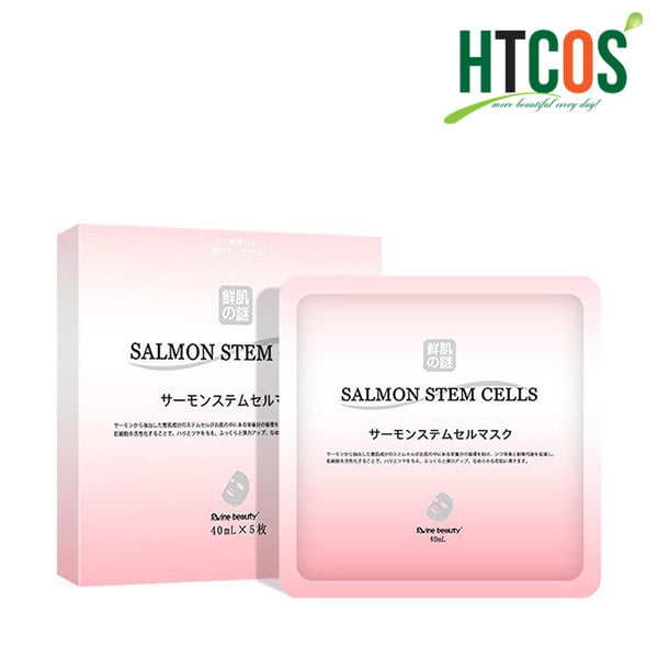 Mặt Nạ Cá Hồi Rwine Beauty Salmon Stem Cells 5 miếng Nhật Bản