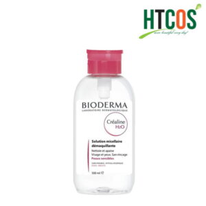 Nước Tẩy Trang Bioderma Crealine H2O Solution Micellaire Nắp Nhún Màu Hồng 500ml Pháp