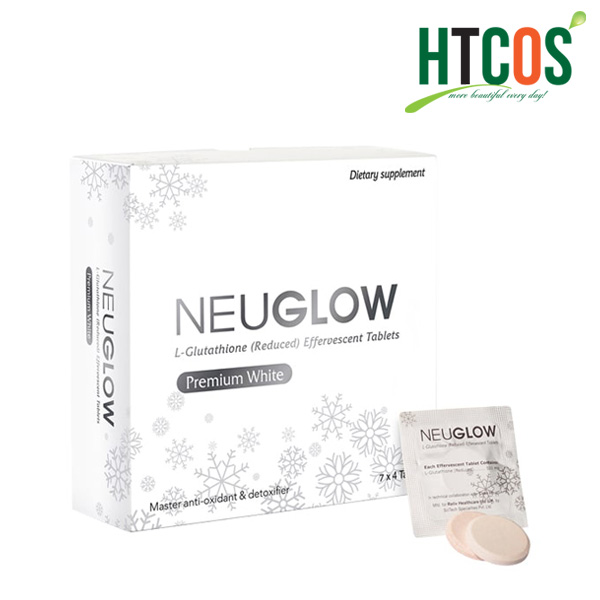 Viên Sủi Uống Trắng Da Neuglow Premium White 28 Viên UK