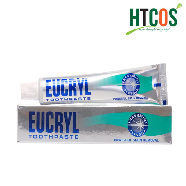 Kem Đánh Răng Tẩy Trắng Trị Hôi Miệng Eucryl Toothpaste 62gr Anh