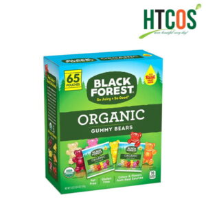Kẹo Dẻo Gấu Black Forest Organic Gummy Bears Hộp 65 Gói Mỹ