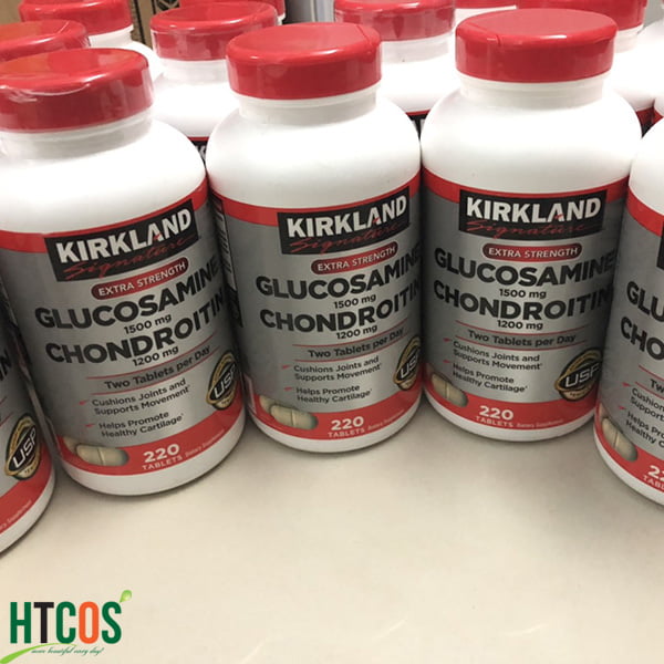 Viên Bổ Xương Khớp Kirkland Signature Glucosamine 1500mg Chondroitin 1200mg 220 Viên Mỹ mua ở đâu