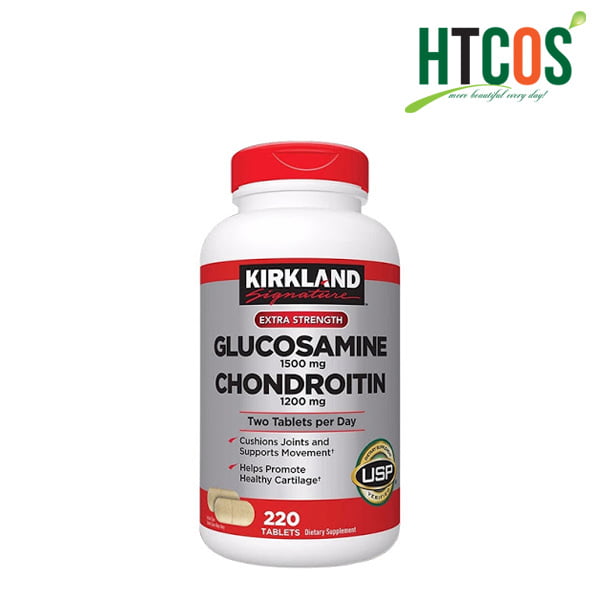 Viên Bổ Xương Khớp Kirkland Signature Glucosamine 1500mg Chondroitin 1200mg 220 Viên Mỹ