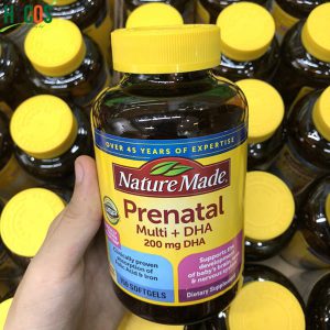 Viên Uống Bổ Sung Vitamin Cho Bà Bầu Nature Made Prenatal Multi DHA 150 Viên giá bao nhiêu