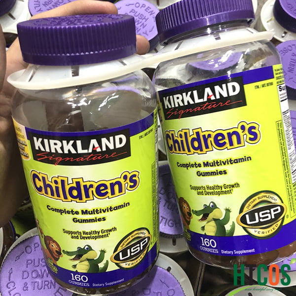 Kẹo Dẻo Bổ Sung Vitamin Cho Bé Kirkland Signature Children's Complete Multivitamin 160 Viên Mỹ giá bao nhiêu