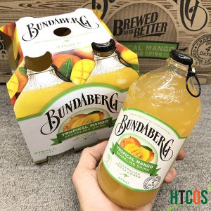 Nước Ép Trái Cây Lên Men Xoài Bundaberg Tropical Mango Sparkling Drink 375ml Úc giá bao nhiêu