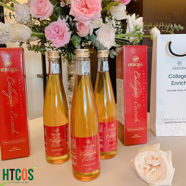 Nước Uống Đẹp Da Hebora Collagen Enrich Sakura & Damask Rose 500ml Nhật Bản mua ở đâu