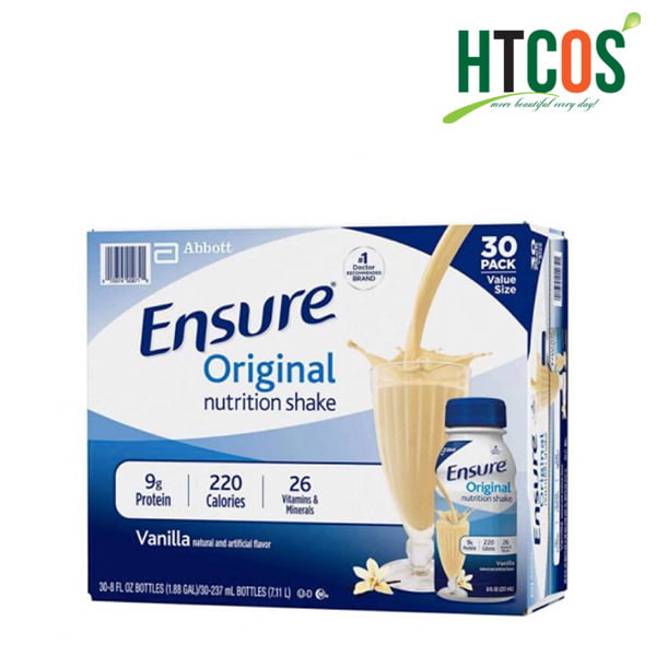 Sữa Ensure Nước Orginial Nutrition Shake 237ml Thùng 30 Chai