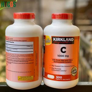 Viên Uống Bổ Sung Vitamin C Kirkland Signature 1000mg 500 Viên Mỹ giá bao nhiêu