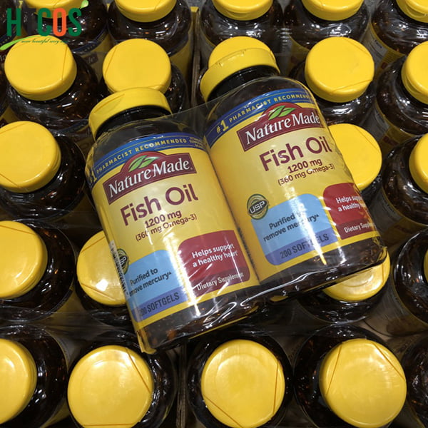 Viên Uống Dầu Cá Omega 3 Nature Made Fish Oil 1200mg Mỹ mua ở đâu