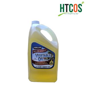 Dầu Ăn Kirkland Signature Vegetable Oil 100% Pure Soybean Oil 4.73L Mỹ