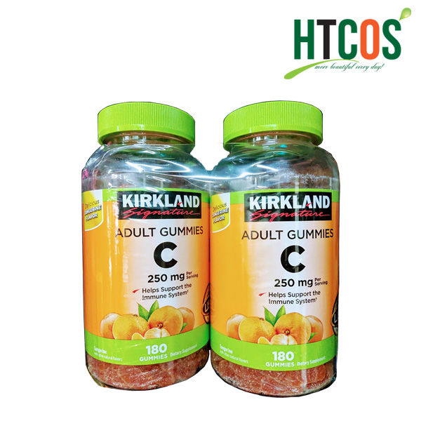 Kẹo Dẻo Bổ Sung Vitamin C Kirkland Signature Adult Gummies C 250mg Mỹ