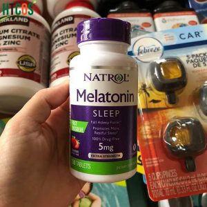 Viên Ngậm Ngủ Ngon Natrol Melatonin Sleep 5mg 250 Viên Mỹ hiệu quả không