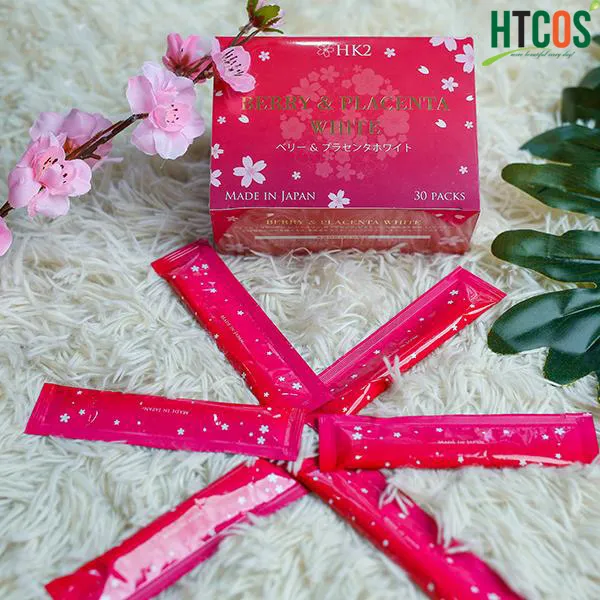 Tinh Chất Nhau Thai Ngựa Đua HK2 Berry & Placenta White đẹp da