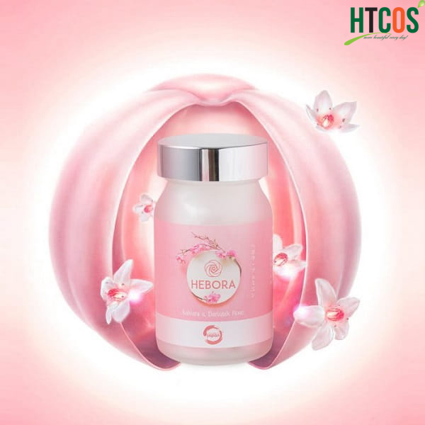 Viên Uống Hàm Hương Hebora Premium Sakura Damask Rose review cách sử dụng