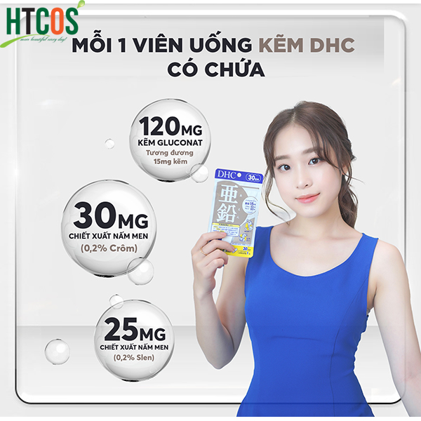 Viên Uống Bổ Sung Kẽm DHC Zinc có tốt không