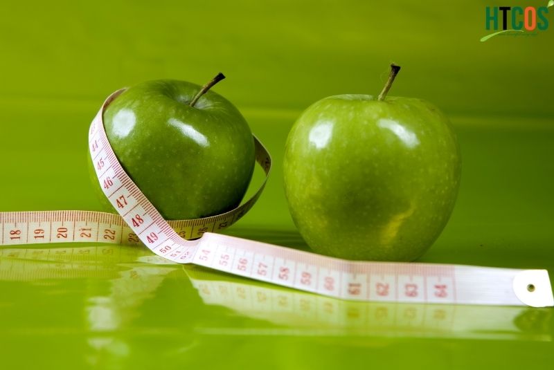 giảm cân tại nhà với táo
