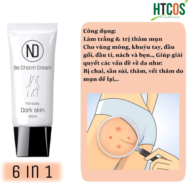 Tổng quan về kem trị thâm mông Be Charm Cream