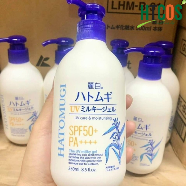 Sữa Dưỡng Thể Hatomugi UV Care & Moisturizing 250ml nhật bản