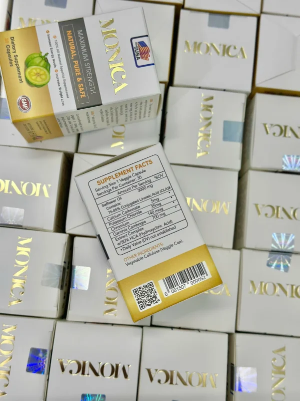 Viên Uống Giảm Cân Monica Gin Clean Maximum Strength 30 Viên Mỹ - Hình ảnh 3
